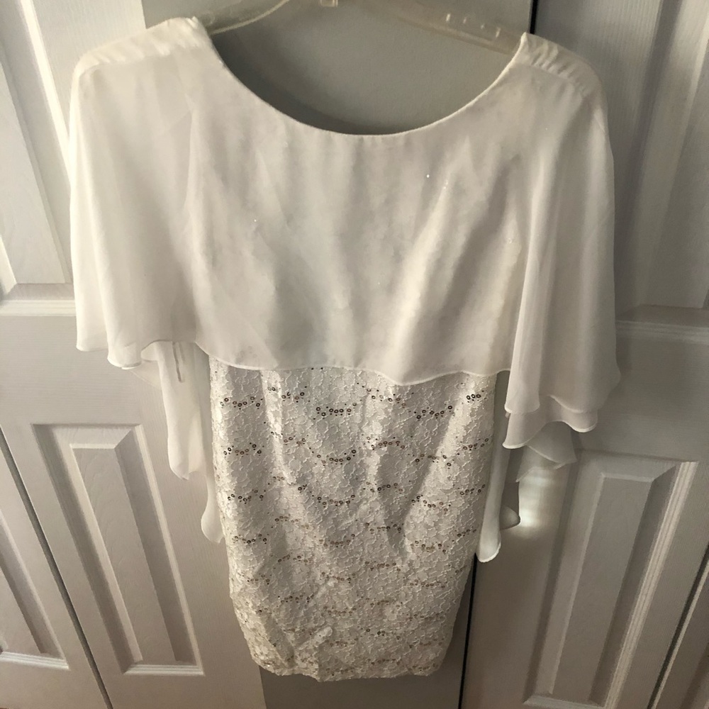 Flowy Top Sequin Dress
